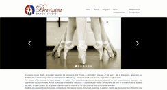 Desktop Screenshot of bravissimodancestudio.com